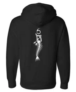 6th Sense Fishing 6 Bones - Hoodie - Black 9 6th Sense Fishing 6 Bones - Hoodie - Black