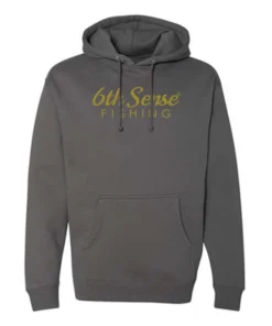 6th Sense Fishing Golden 6 - Hoodie - Charcoal