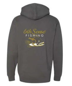6th Sense Fishing Golden 6 - Hoodie - Charcoal
