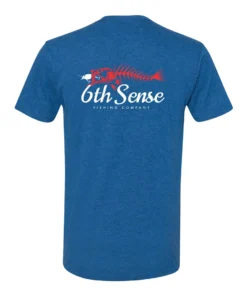 6th Sense Fishing Paranormal Tee - Heather Cool Blue