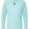 6th Sense Fishing Performance 6 Sunshirt - Aqua Blue Performance Apparel