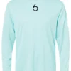 6th Sense Fishing Performance 6 Hooded Sunshirt - Aqua Blue Performance Apparel 2 6th Sense Fishing Performance 6 Hooded Sunshirt - Aqua Blue Performance Apparel