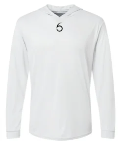 6th Sense Fishing Performance Apparel Performance 6 Hooded Sunshirt - Aluminum