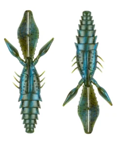 6th Sense Fishing Prawn 4.2 - Green Pumpkin Blue Swirl