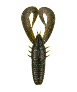 6th Sense Fishing Soft Plastics Stroker Craw - Green Pumpkin Juice