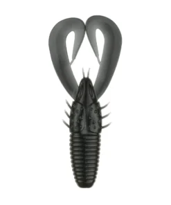 6th Sense Fishing Stroker Craw - Black Soft Plastics