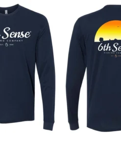 6th Sense Fishing The Sunrise - L/S Tee - Navy Long Sleeve Tees 9 6th Sense Fishing The Sunrise - L/S Tee - Navy Long Sleeve Tees