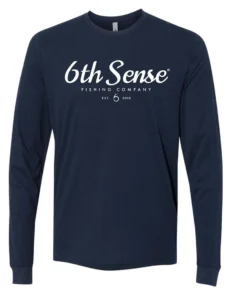 6th Sense Fishing The Sunrise - L/S Tee - Navy Long Sleeve Tees 8 6th Sense Fishing The Sunrise - L/S Tee - Navy Long Sleeve Tees