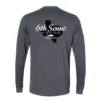 6th Sense Fishing Long Sleeve Tees The Texan - L/S Tee - Heather Metal