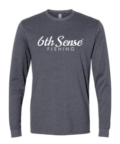 6th Sense Fishing Long Sleeve Tees The Texan - L/S Tee - Heather Metal
