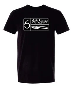 6th Sense Fishing The 6 Vega Tee - Black Vega Frog