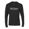6th Sense Fishing Essential 6 - L/S Hooded Tee - Black Hooded Sunshirts