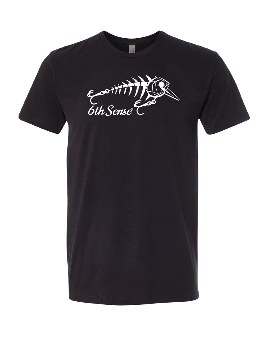 6th Sense Fishing Anatomy Of A Crankbait Tee - Black Tee Shirts 3 6th Sense Fishing Anatomy Of A Crankbait Tee - Black Tee Shirts
