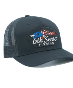 6th Sense Fishing Headwear Bones Of America - Black