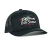 6th Sense Fishing Black Fish Bones - Black Headwear