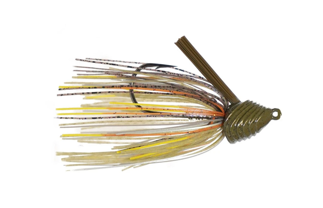 6th Sense Fishing Divine Scrape Grass Jig - Bluegill Fire 3 6th Sense Fishing Divine Scrape Grass Jig - Bluegill Fire