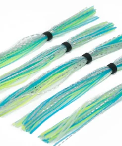 6th Sense Fishing Terminal Tackle Silicone Skirt - Blue-Treuse Flash