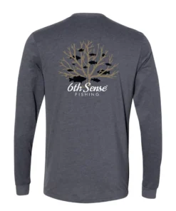 6th Sense Fishing Brushpiler - L/S Tee - Heather Metal Long Sleeve Tees