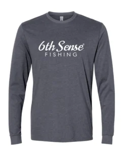 6th Sense Fishing Brushpiler - L/S Tee - Heather Metal Long Sleeve Tees