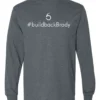 6th Sense Fishing Build Back Brady - L/S Tee - Gray Long Sleeve Tees