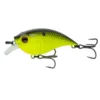 6th Sense Fishing Deals Curve Finesse Squarebill - Chartreuse Black Back