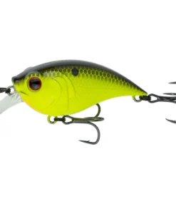 6th Sense Fishing Deals Curve Finesse Squarebill - Chartreuse Black Back