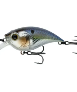 6th Sense Fishing Curve Finesse Squarebill - Chrome Threadfin