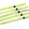 6th Sense Fishing Silicone Skirt - Chartreuse White Flash Terminal Tackle