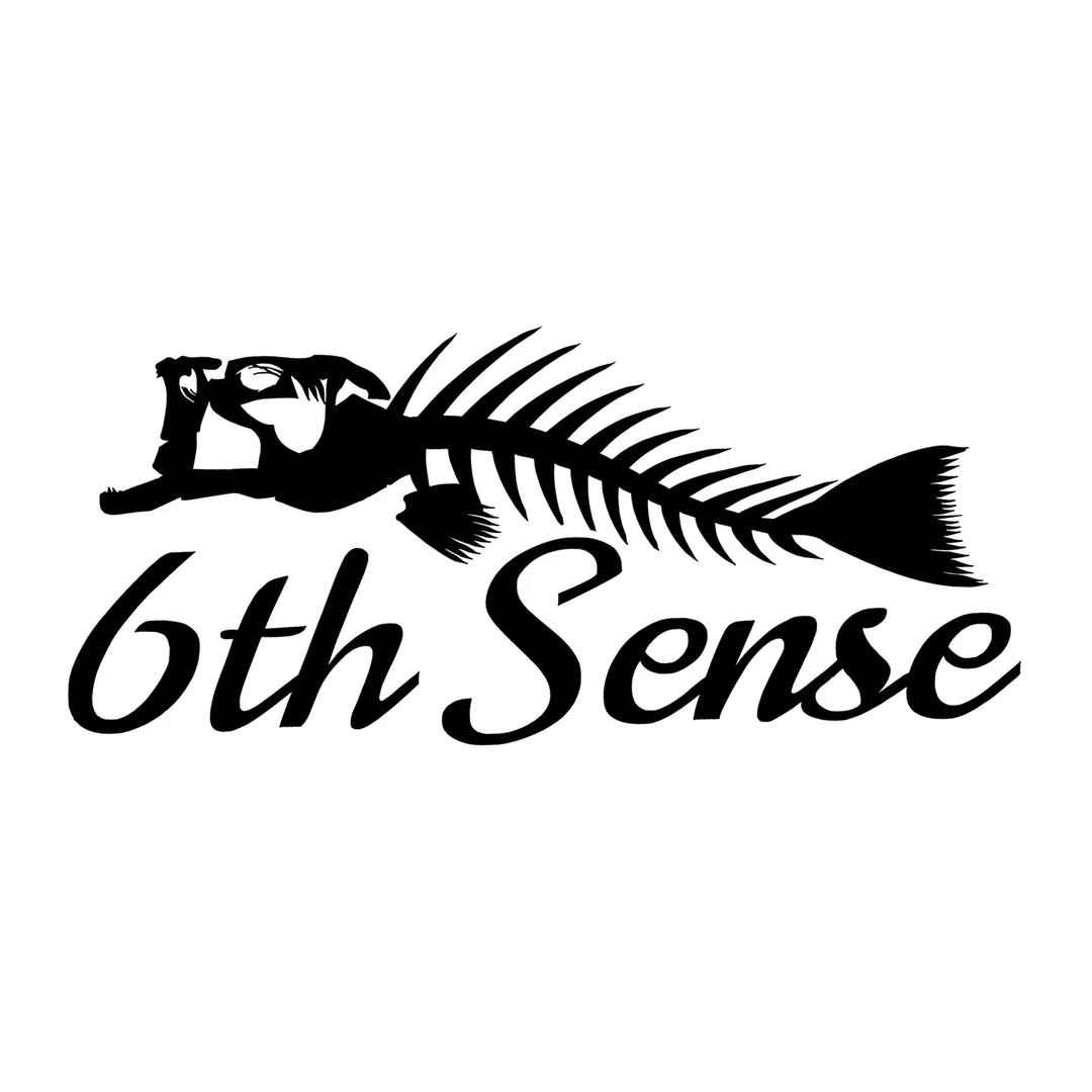 6th Sense Fishing 'Fish Bones' Decal Gear 4 6th Sense Fishing 'Fish Bones' Decal Gear