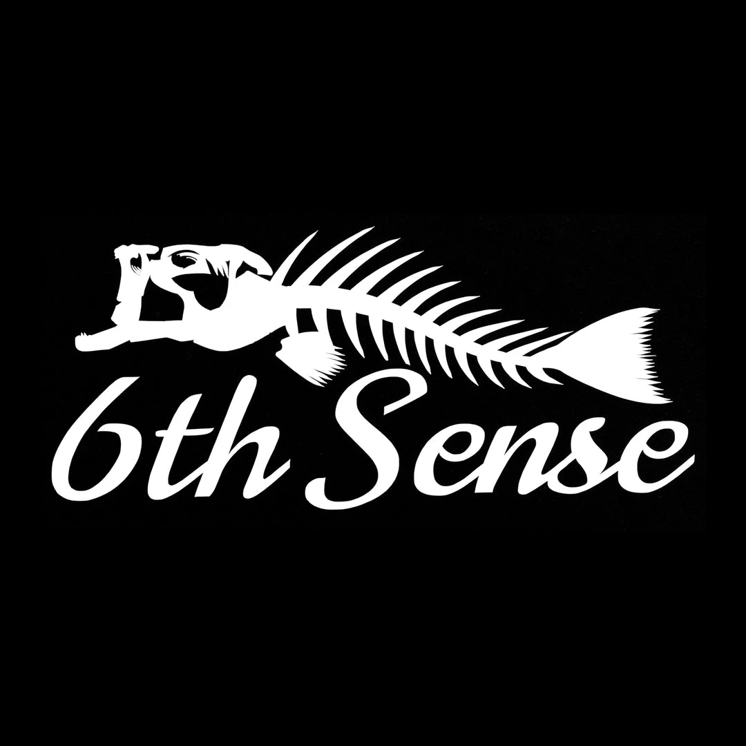 6th Sense Fishing 'Fish Bones' Decal Gear 3 6th Sense Fishing 'Fish Bones' Decal Gear