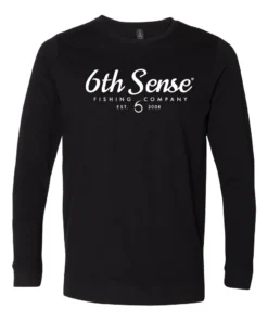 6th Sense Fishing The Cruiser L/S Tee - Black Long Sleeve Tees