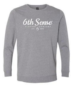 6th Sense Fishing The Cruiser L/S Tee - Heather Gray Long Sleeve Tees