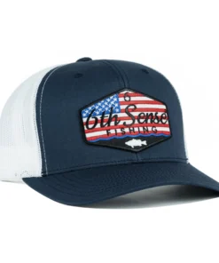 6th Sense Fishing Stars & Stripes - Navy/White