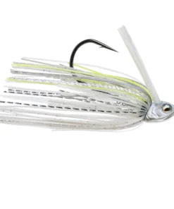 6th Sense Fishing Divine Braid Swim Jig - Pro Blue Chartreuse Braid Swim Jigs