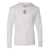 6th Sense Fishing Performance Apparel Team 6 - L/S Hooded Tee - Heather White