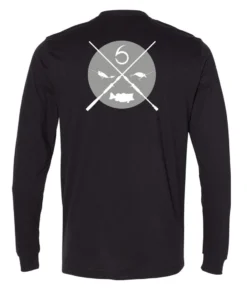 6th Sense Fishing Long Sleeve Tees Seal 6 - L/S Tee - Black