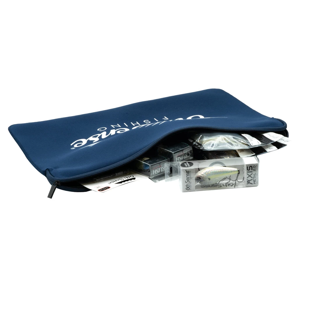 6th Sense Fishing Neoprene Multi-purpose Bag - Blue Gear 4 6th Sense Fishing Neoprene Multi-purpose Bag - Blue Gear