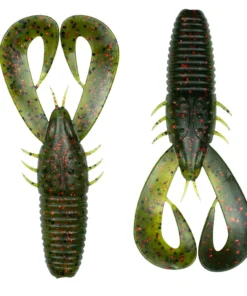 6th Sense Fishing Soft Plastics Stroker Craw - Darkmelon Red