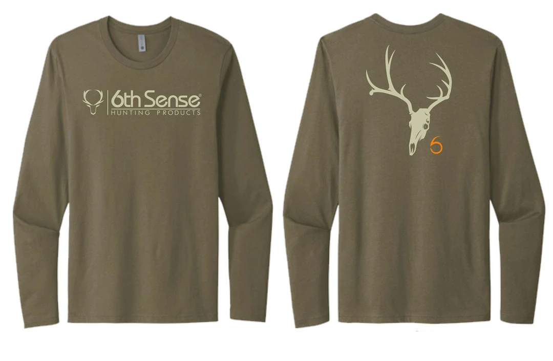 6th Sense Fishing Trophy 6 - L/S Tee - Military Green 6 6th Sense Fishing Trophy 6 - L/S Tee - Military Green