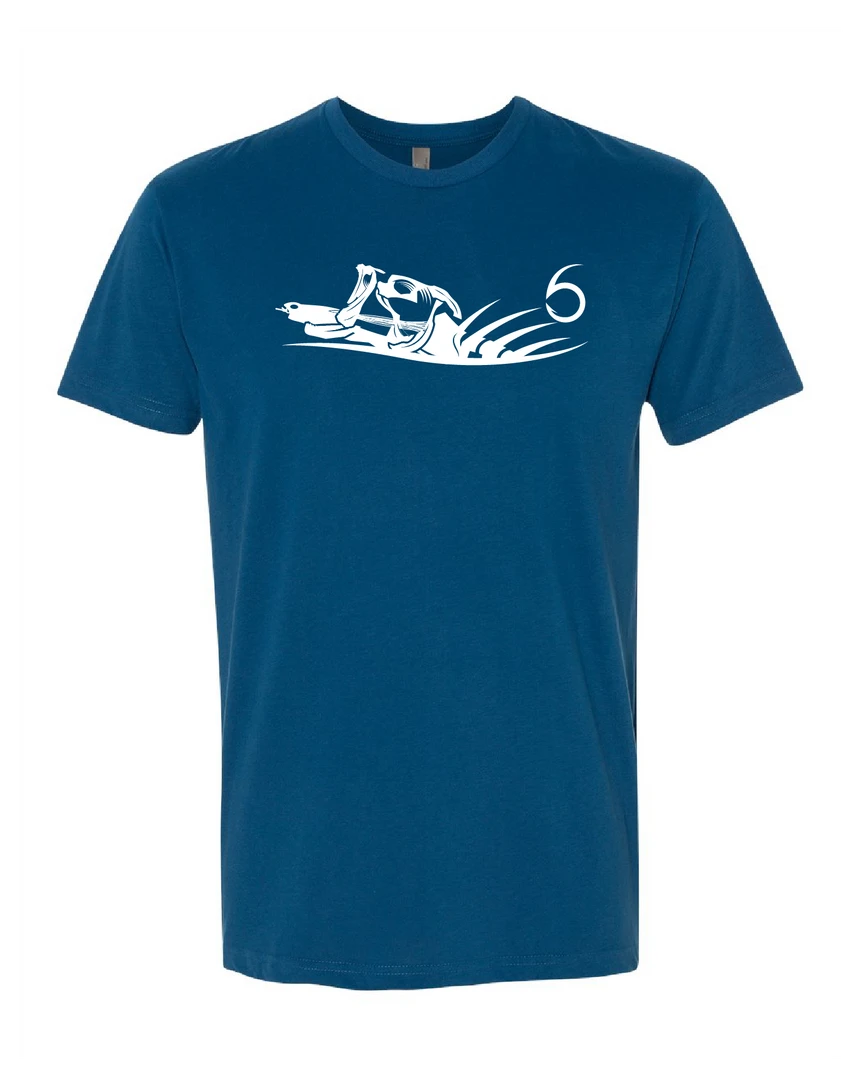 6th Sense Fishing Tee Shirts Vega Frog Tee - Cool Blue 3 6th Sense Fishing Tee Shirts Vega Frog Tee - Cool Blue