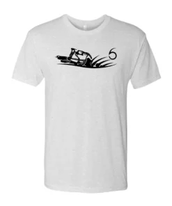 6th Sense Fishing Vega Frog Tee - Heather White